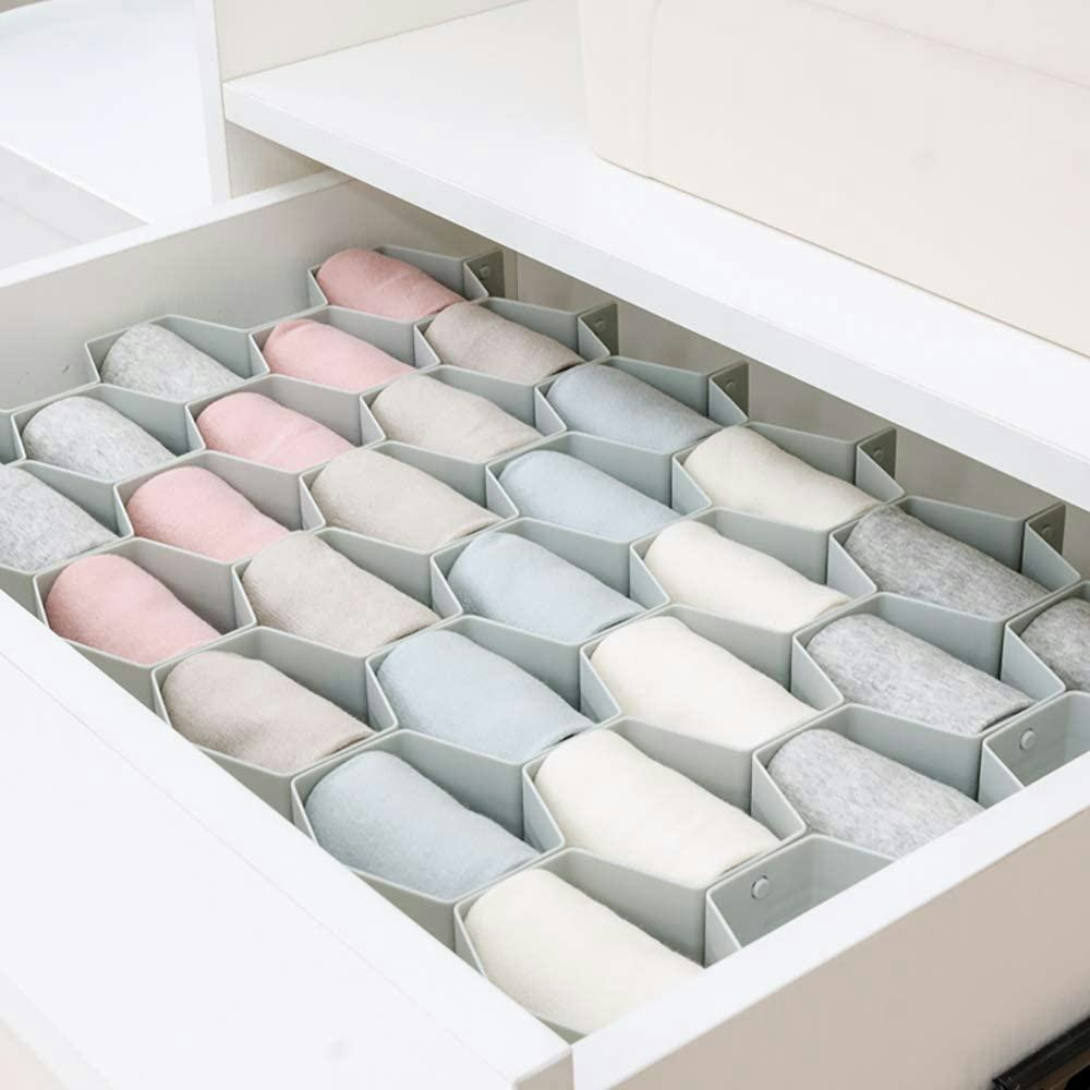 Poeland Drawer Divider Organizer 8pcs