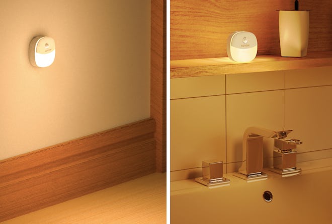 Auvon Rechargeable Motion Sensor Night Lights (2-Pack)