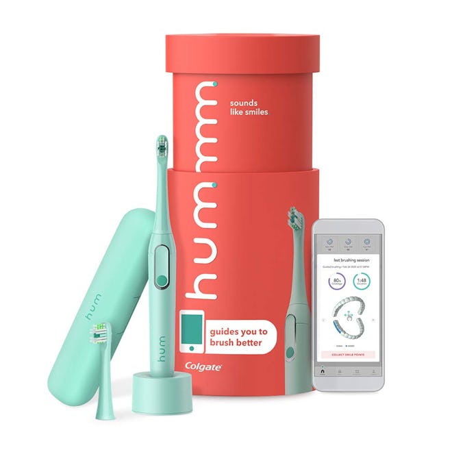 Brush your teeth more efficiently with this Bluetooth-connected Quip alternative that connects to an…