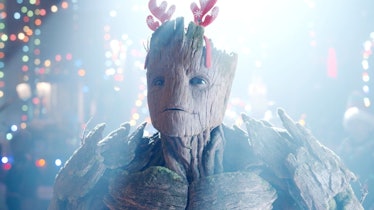 Vin Diesel as Swole Groot in the GOTG Holiday Special