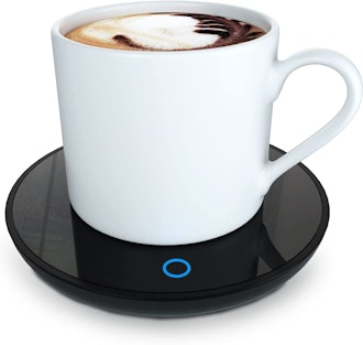 Want to use the mug you already have to keep your drinks warm? Consider this electric coffee warmer ...