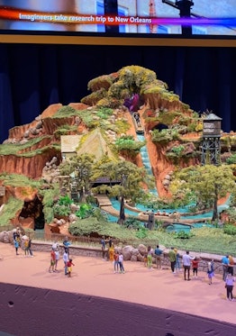 A model of Tiana's Bayou Adventure, the new 'Princess and the Frog' ride at Disney, has fans wonderi...