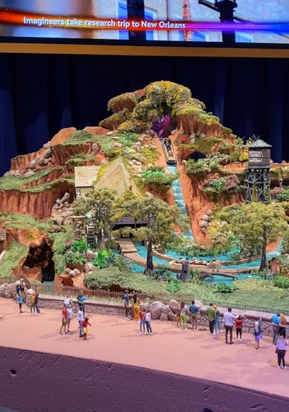 A model of Tiana's Bayou Adventure, the new 'Princess and the Frog' ride at Disney, has fans wonderi...