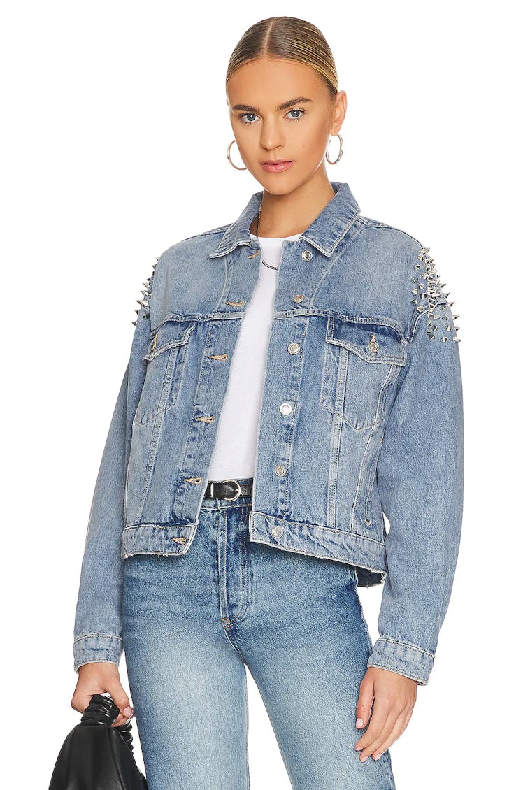 AllSaints Bella Punk Denim Jacket