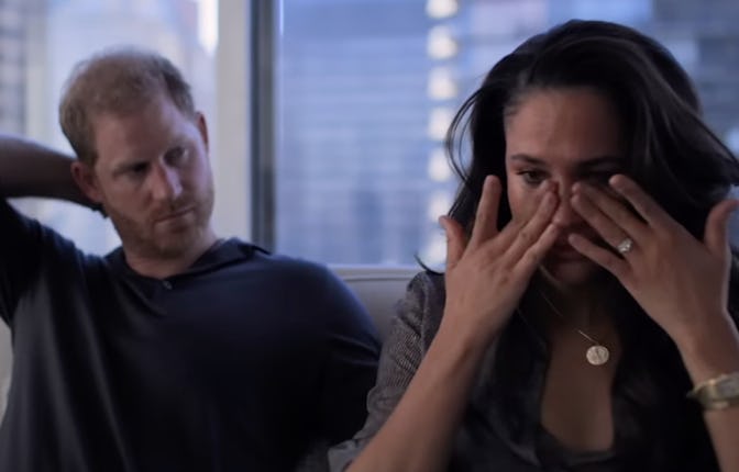 Still from 'Harry & Meghan' Netflix trailer
