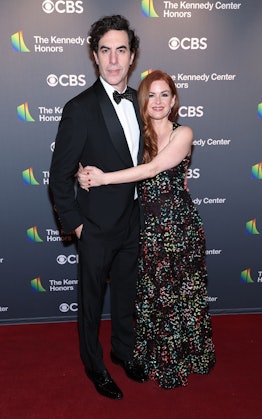 Sasha Cohen and Isla Fisher attend the 45th Kennedy Center Honors ceremony 