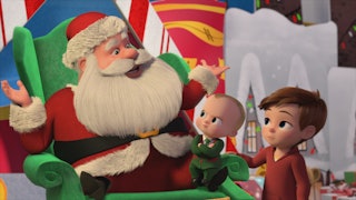 George Lopez voices Santa in 'The Boss Baby: Christmas Bonus.'