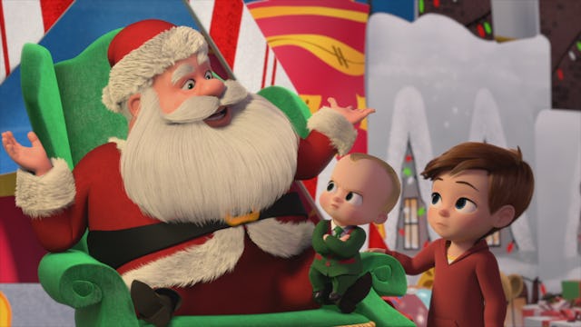 George Lopez voices Santa in 'The Boss Baby: Christmas Bonus.'