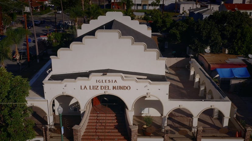 One of La Luz Del Mundo’s many churches, as seen in ‘Unveiled: Surviving La Luz Del Mundo’ via HBO’s…