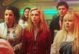 'Derry Girls' lead cast in TV still from Season 3