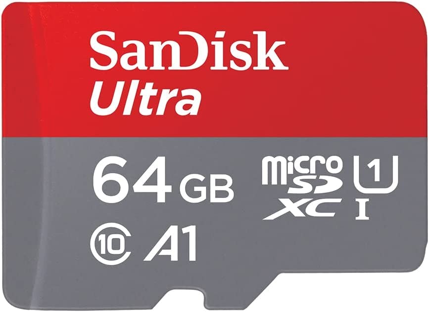 SanDisk 64GB Ultra microSDXC UHS-I Memory Card