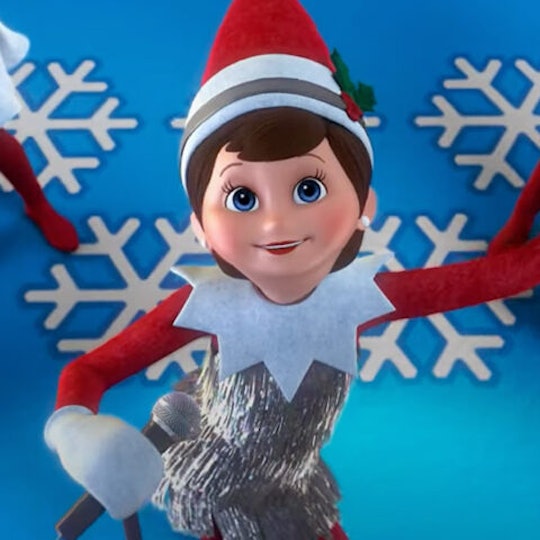 still from elf on the shelf snowflake shuffle video, is it too late to start elf on the shelf