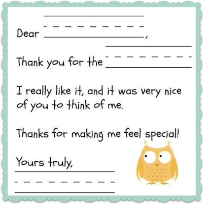 OWL Say "Thank You" With A Card