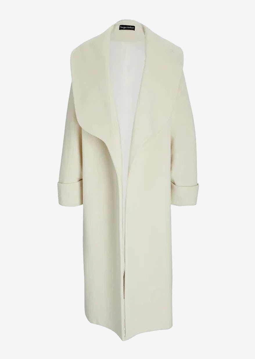 Sergio Hudson Shawl Collar Coat