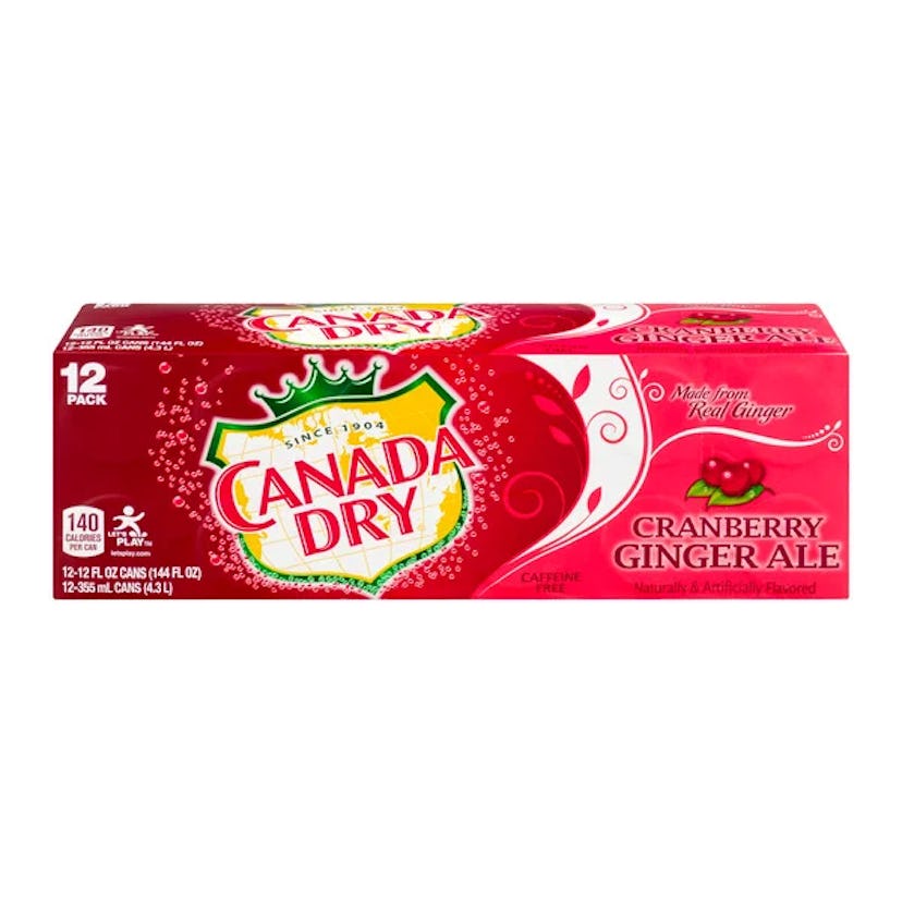 Cranberry ginger ale only comes around during the holiday season.