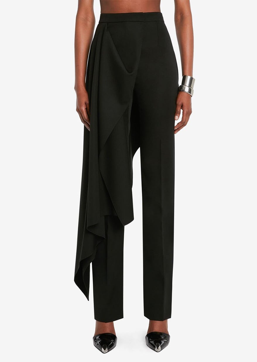 Barathea Draped Trousers