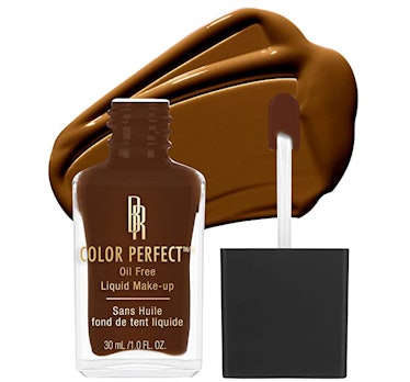 black radiance color perfect liquid makeup is the best drugstore full coverage foundation for dark s...