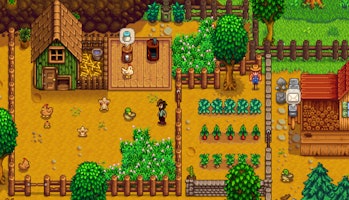 Screenshots of Stardew Valley Farming Sim