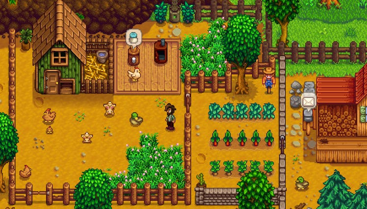 screenshot from Stardew Valley farming sim