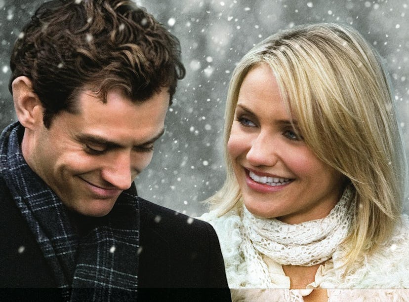 Jude Law and Cameron Diaz are babies in The Holiday's Key Art from 2006. 