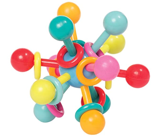 The Manhattan Toy Atom Rattle & Teether Grasping is one of the best toys for 6-month-olds.