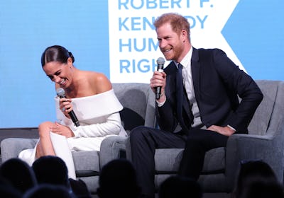 Meghan Markle and Prince Harry at the 2022 Ripple of Hope Award Gala