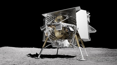 An image of the Peregrine lander from Astrobotic.