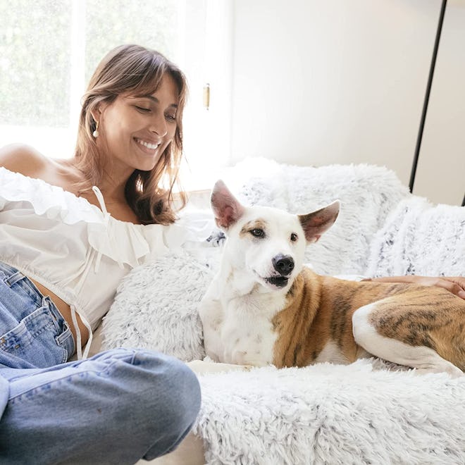 Best Friends by Sheri Calming Throw Blanket