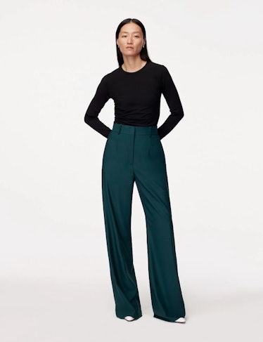 AnotherTomorrow Wide-Leg Pants