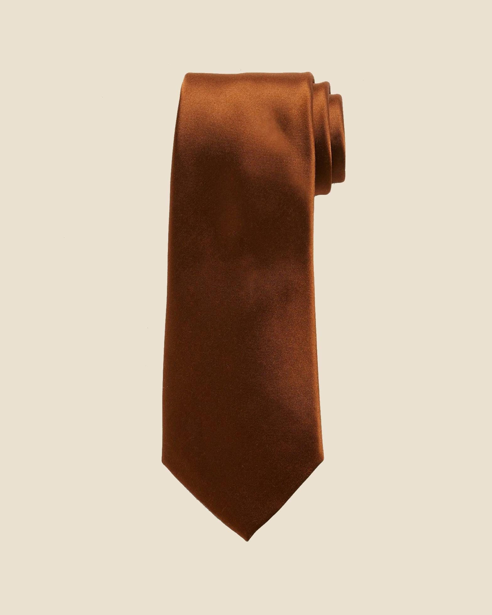 Solid Silk Tie