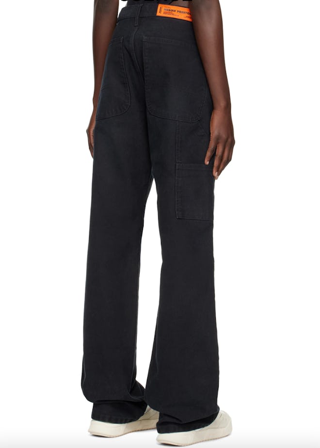 heron preston Black Carpenter Trousers