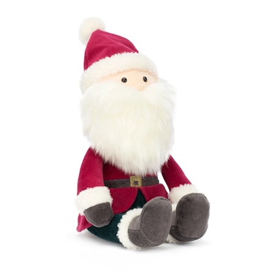 A Santa Claus new holiday Jellycat plush 2022