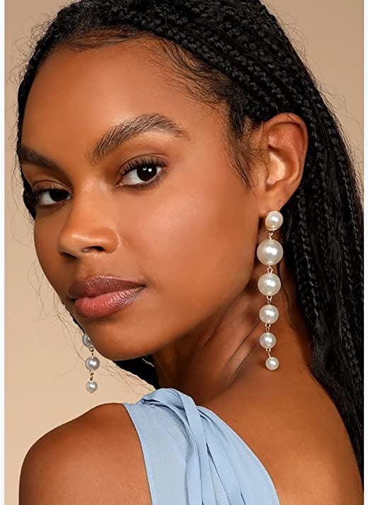 OCCFAE Clip On Drop Earrings