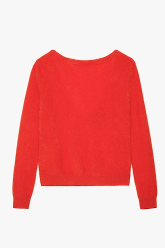 Zara red cashmere sweater