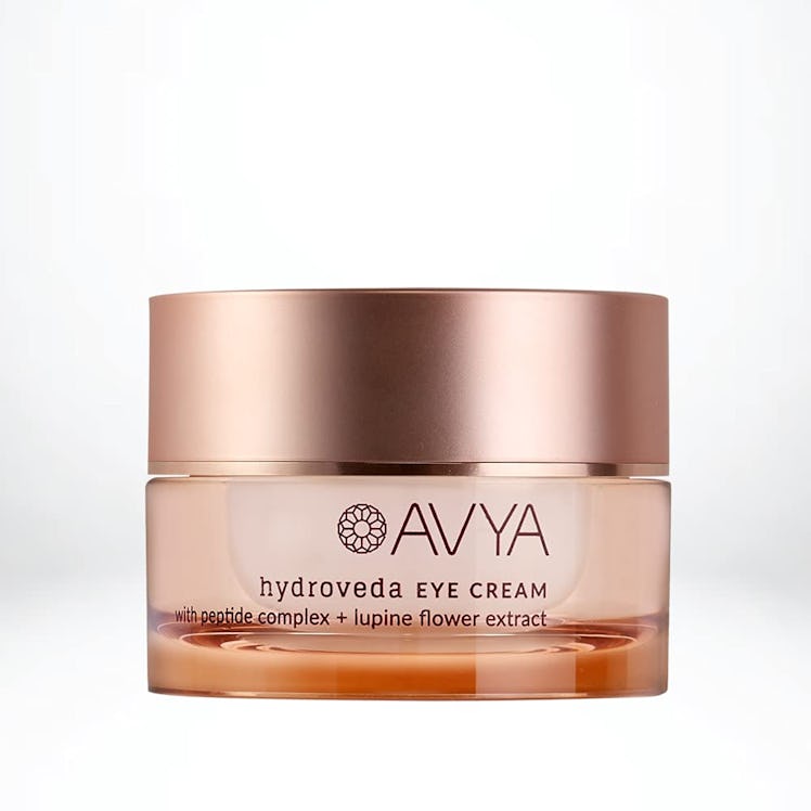 avya skincare hydroveda eye cream is the best cream developed for the eye area to help get rid of dr...