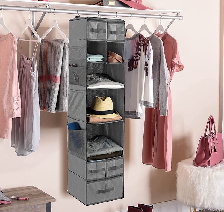 ZOBER 9-Shelf Hanging Closet Organizer