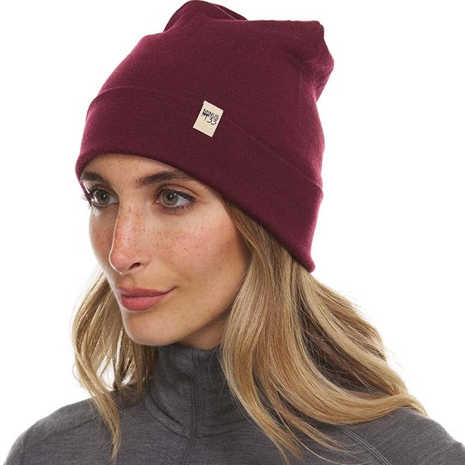 Not only is this merino wool beanie temperature-regulating, lightweight, and odor-resistant for your...