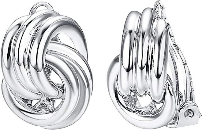 Yoursfs French Knot Clip On Earrings