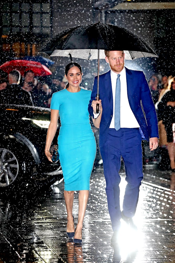 Prince Harry and Meghan Markle attend The Endeavour Fund Awards at Mansion House on March 5, 2020