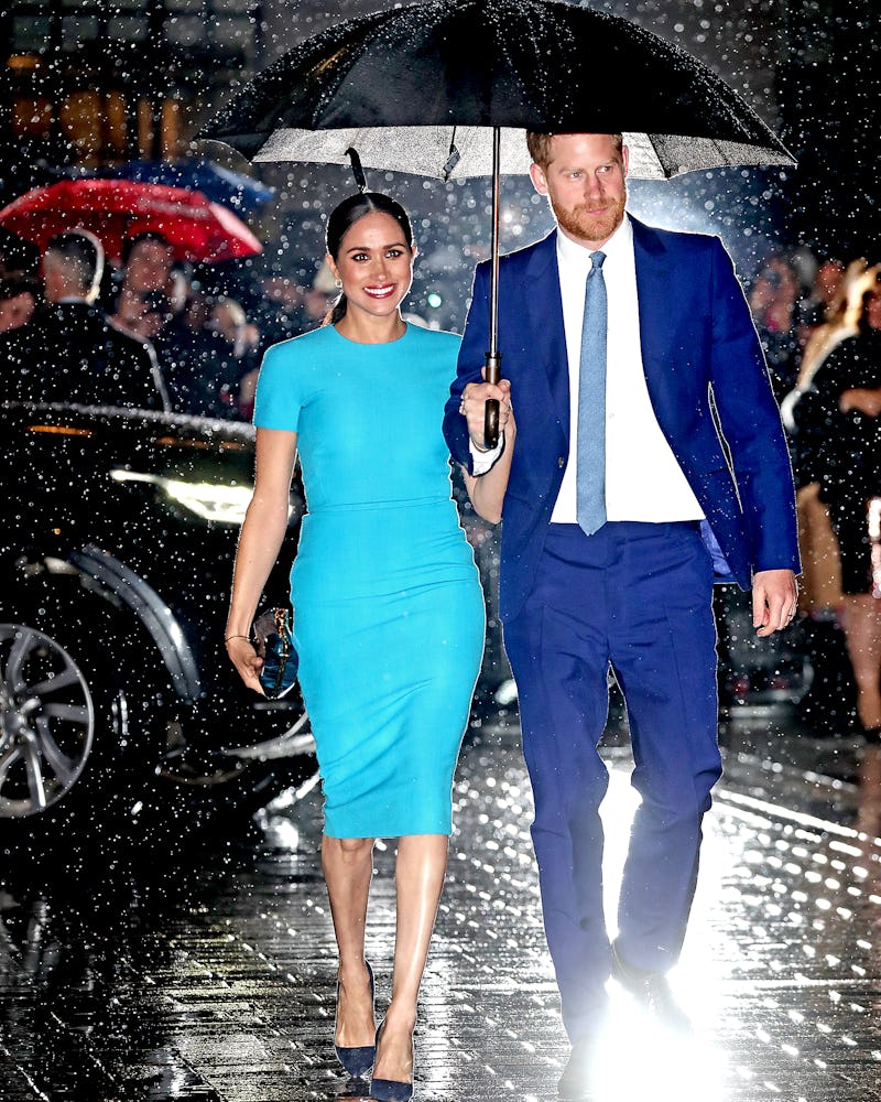 Prince Harry and Meghan Markle attend The Endeavour Fund Awards at Mansion House on March 5, 2020