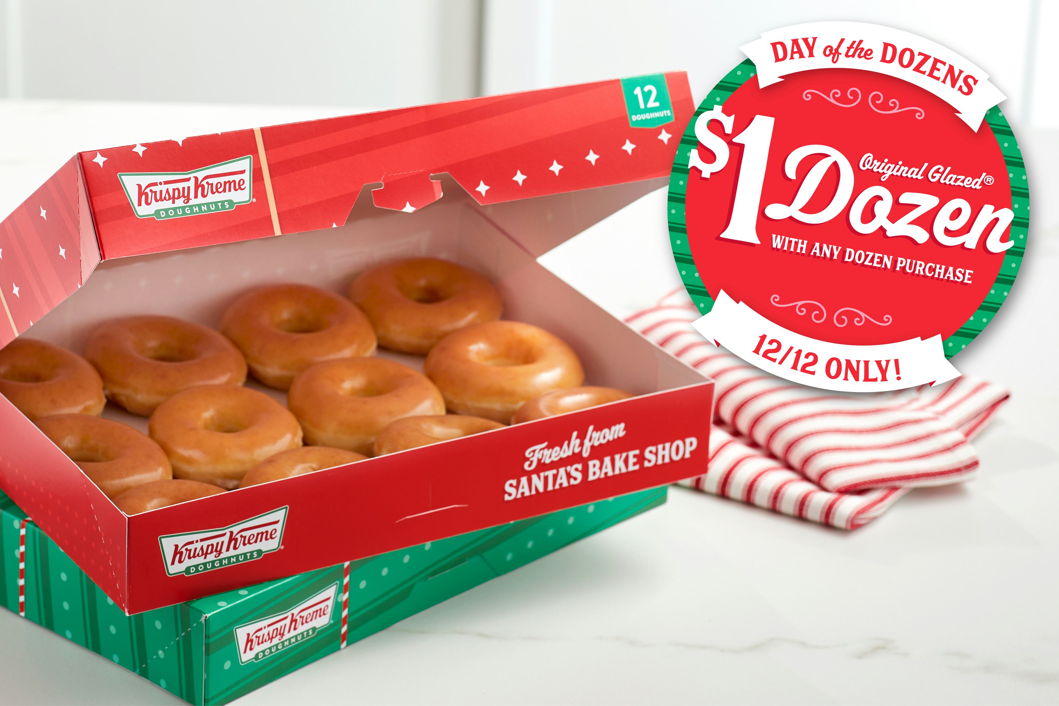 Krispy Kreme’s $1 Dozen Doughnuts Deal For 2022 Is So Sweet