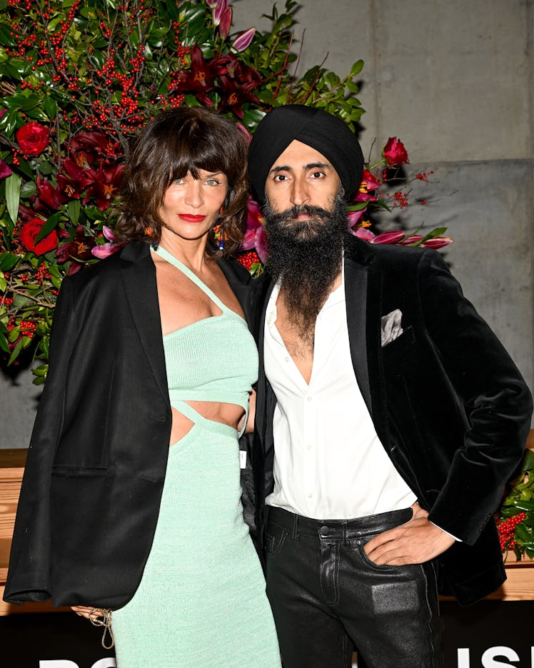 helena christensen and waris ahluwalia