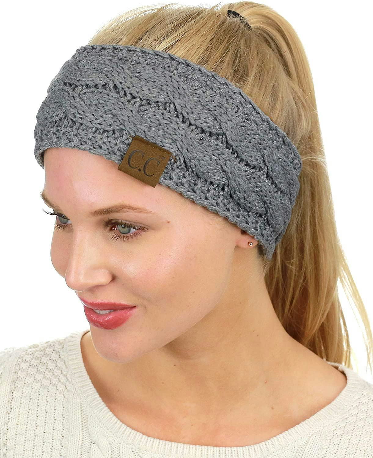 C. C.  Cable Knit Ear Warmer Headband