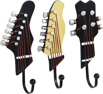 KUNGYO Vintage Guitar Shaped Decorative Hooks