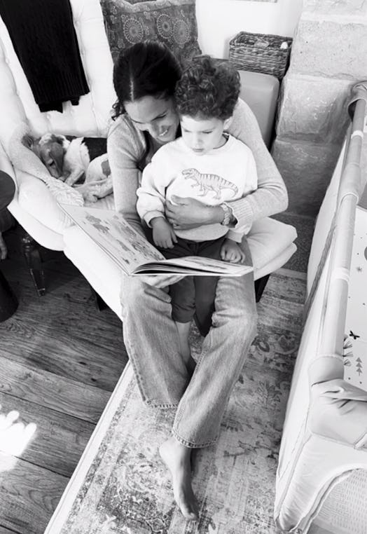 Meghan Markle and Archie in ‘Harry & Meghan’