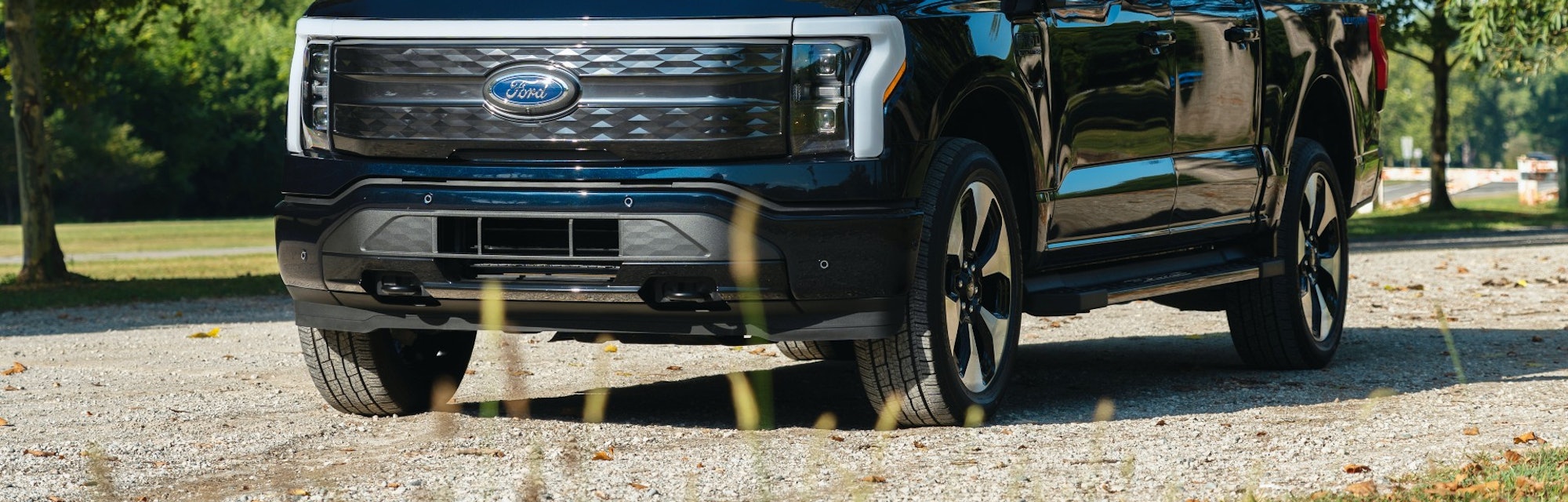 The electric Ford F-150 pickup truck