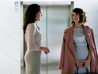 Meghan Markle and Abigail Spencer in 'Suits'