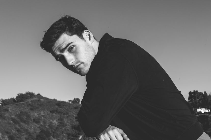 A Black & White portrait of Charlie Hall