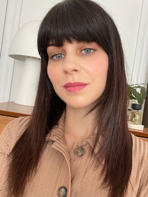 Beauty Editor Erin Lukas wears Violette_FR's berry cream blush.