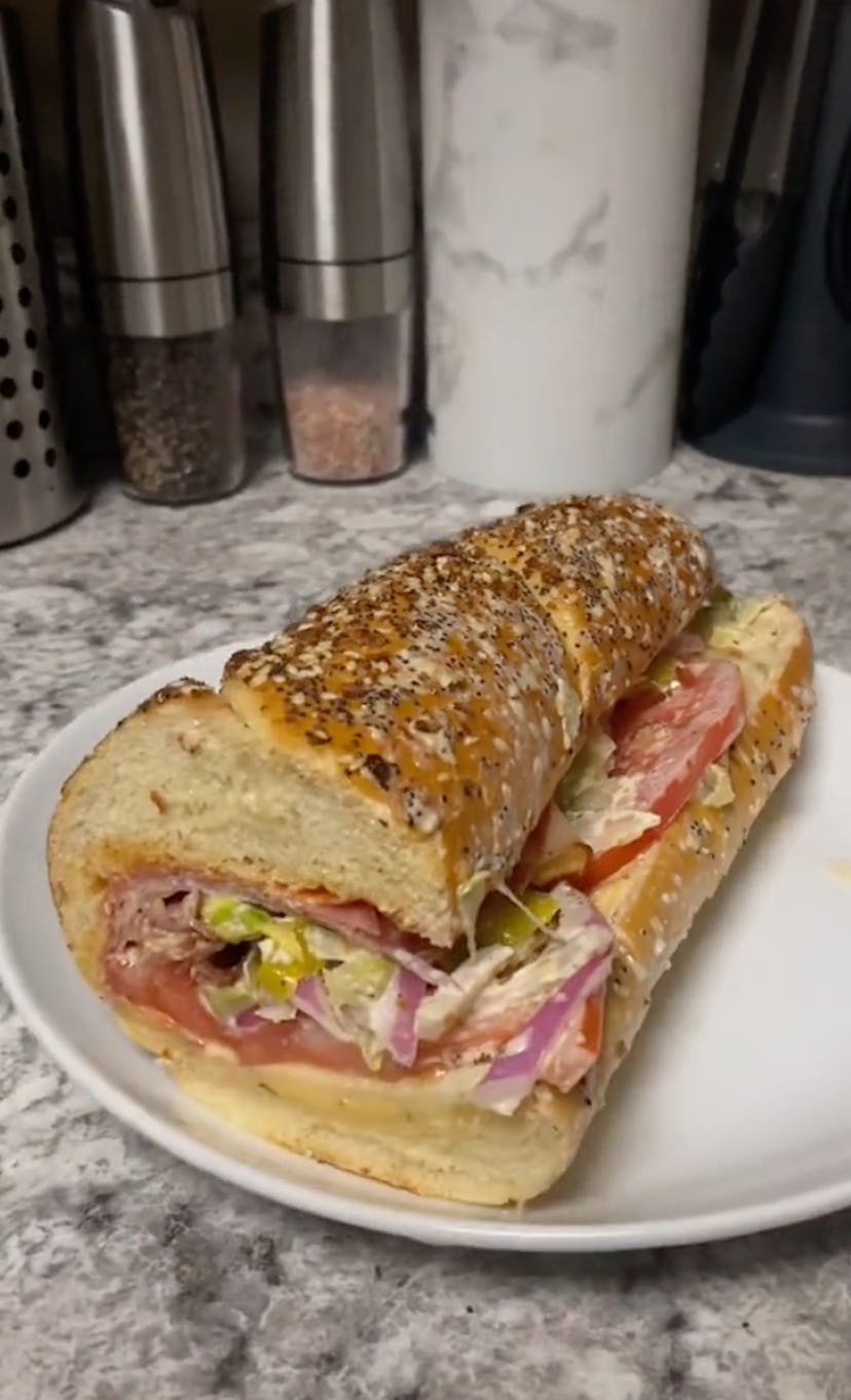 The Grinder sandwich was TikTok's favorite sandwich this year. 